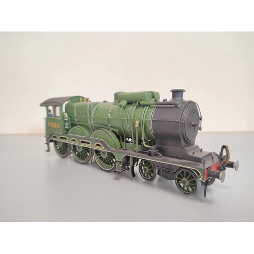 149 - Martin Brooker and John Standing ACME 7mm O gauge kit-built brass locomotive model of a L.N.E.R B12 ... 