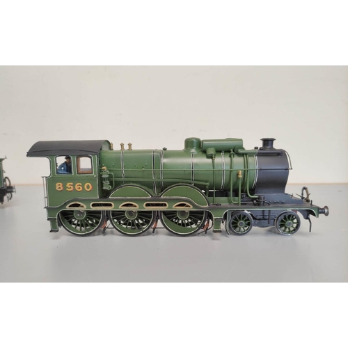 Martin Brooker and John Standing ACME 7mm O gauge kit built brass locomotive model of a L.N.E.R B12