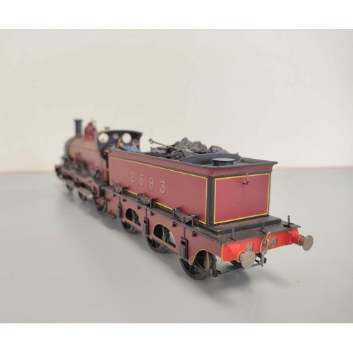 151 - Boxed Slater's Plastikard 7mm O gauge locomotive kit of a MR/LMS Kirtley Class 0-6-0 finished in red... 