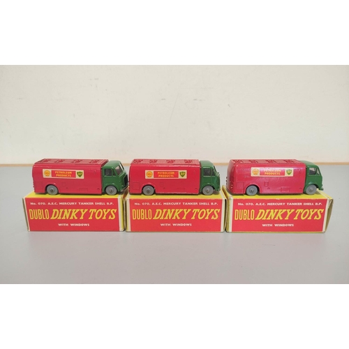 9 - Dinky Dublo: Fourteen vintage die-cast boxed model vehicles to include Bedford Flat Truck 066, three... 