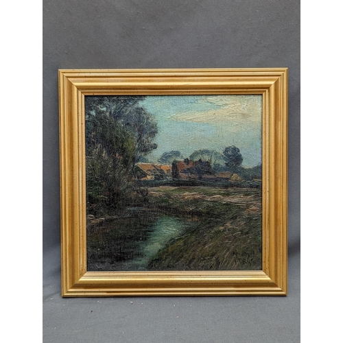 284 - JAMES MCINTOSH PATRICK OBE RSA ROI ARE LLD (Scottish 1907-1988) *ARR* Glamis Oil on board, signed lo... 