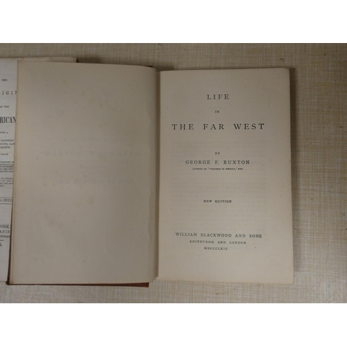 61 - MCINTOSH JOHN.  The Origin of the North American Indians. Eng. frontis (ink inscription to... 