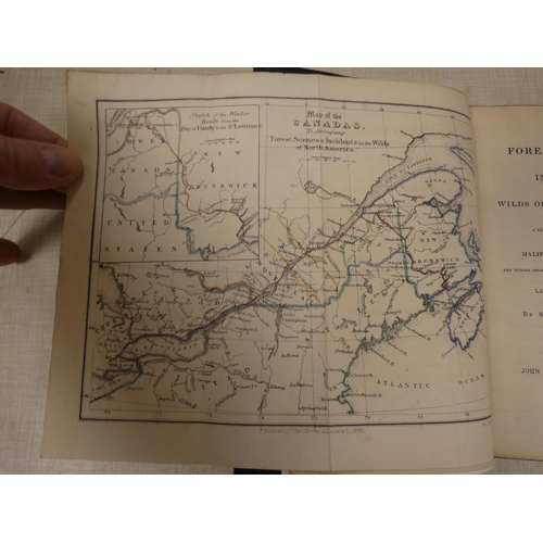 69 - HEAD SIR GEORGE.  Forest Scenes & Incidents in the Wilds of North America. Half title.... 