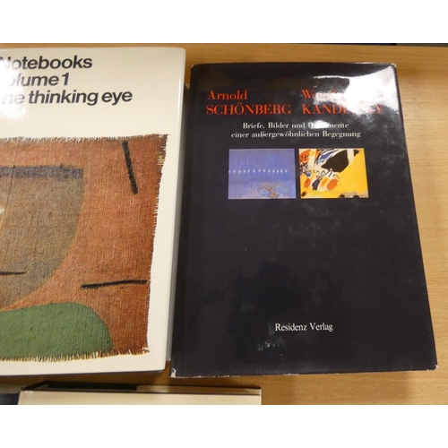 82 - KLEE PAUL.  Notebooks. 2 vols. Illus. Oblong. Orig. cloth in d.w's. 1992; also 7 others re... 