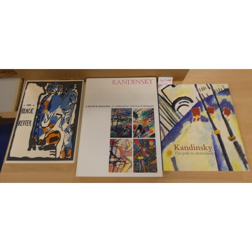 83 - KANDINSKY WASSILY.  16 illus. vols. re. Kandinsky & his works.