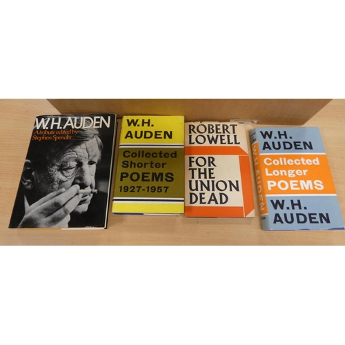 92 - AUDEN W. H., & others.  17 various vols. in d.w's.