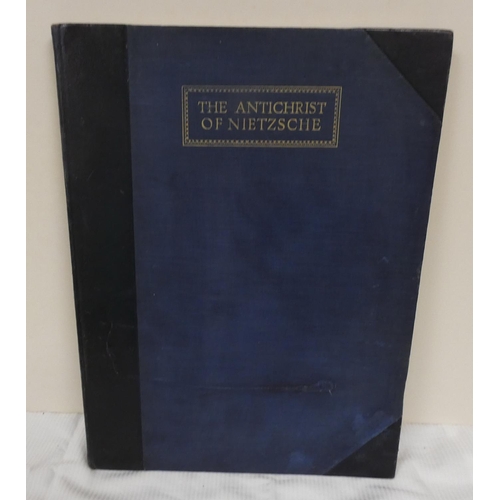 93 - STEPHENSEN P. R. (Ed).  The Antichrist of Nietzsche. Ltd. ed. 56/550. Etched title & p... 