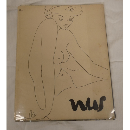 94 - MARTON ERWIN & FEHER E.  Nus. 16 loose b. & w. nude studies in pict. card wrappers. Quarto. ... 