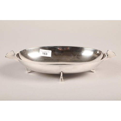 163 - Silver plate serving dish