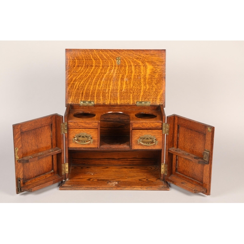 192 - Oak Smokers cabinet