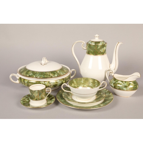 208 - Large quantity of Aynsley 'Oynx' Dinner and coffee set