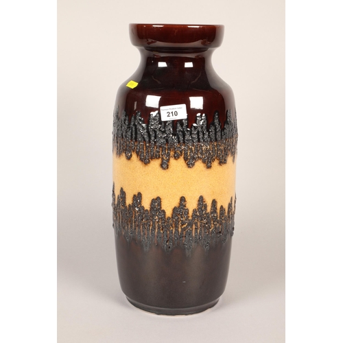 210 - Large west german vase, 46 cm high