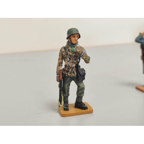 27 - Del Prado 1:32 scale figures relating to WW2 German infantry comprising of Ski-Jager Brigade, Warran... 