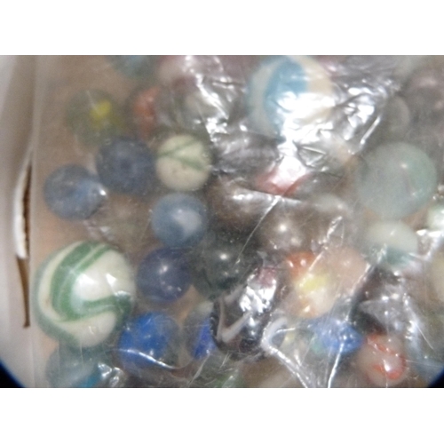 111 - Large collection of marbles.