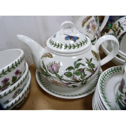 120 - Collection of various Portmeirion items including dishes, teapot, bowls, cups and saucers etc.