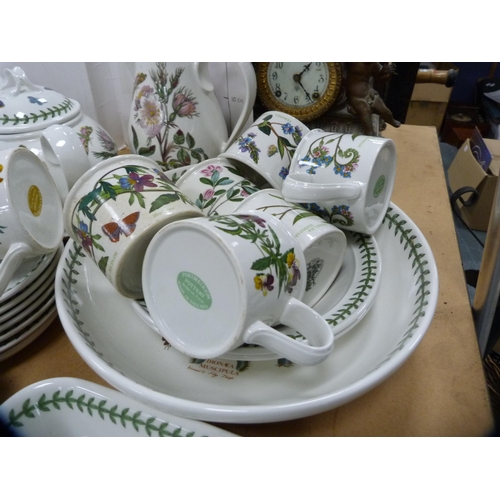 120 - Collection of various Portmeirion items including dishes, teapot, bowls, cups and saucers etc.