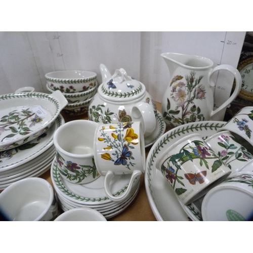 120 - Collection of various Portmeirion items including dishes, teapot, bowls, cups and saucers etc.