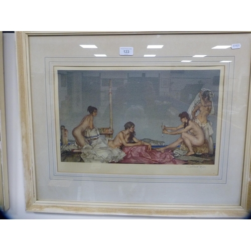 123 - Sir William Russell FlintNude Spanish ladiesPencil signed print, with blind stamp.... 