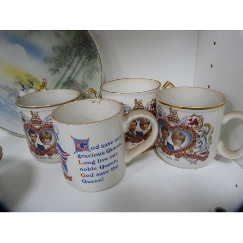 182 - Ceramics and china to include R Hughes & Co., 'Mikado' pattern cup, pheasant decorated teawares,... 