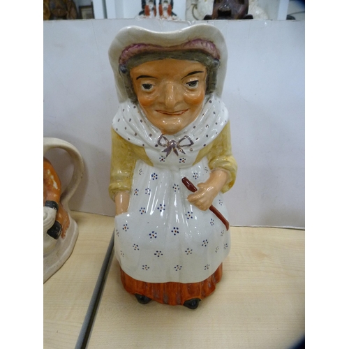 232 - Group of large toby and character jugs to include Royal Doulton 'D'Artagnan', 'Sancho Panza', 'The P... 