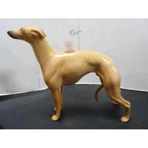 241 - Beswick figure of a greyhound, 'Jovial Roger' and another.  (2)