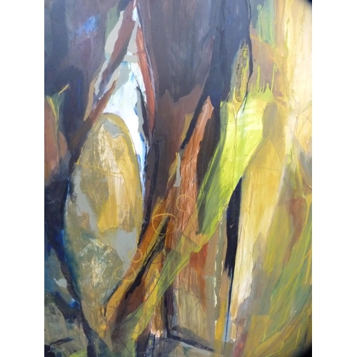 303 - Laura Drever (Contemporary)Large abstract studyOil on board.