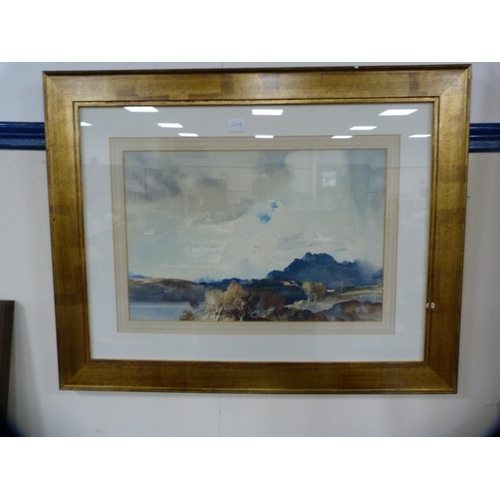 304 - After CadellBen MoreLarge print and a landscape print by Sir William Russell Flint.  (2)... 