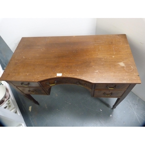 327 - Mahogany desk.