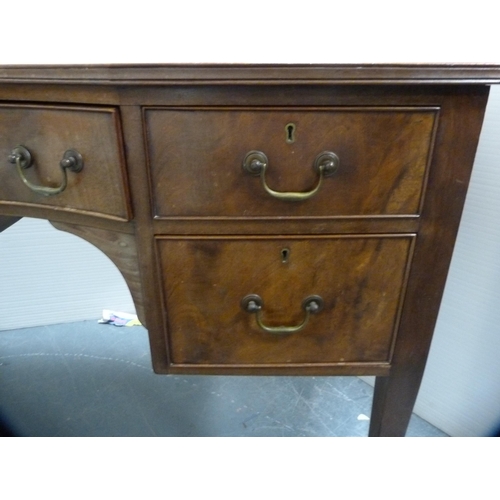 327 - Mahogany desk.