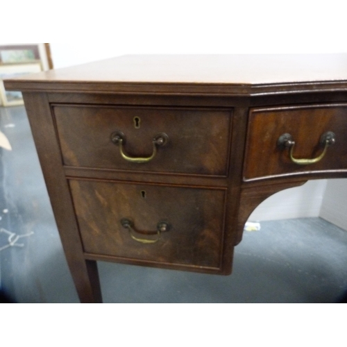 327 - Mahogany desk.