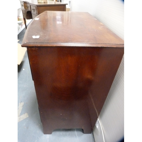 328 - Mahogany chest of three drawers.