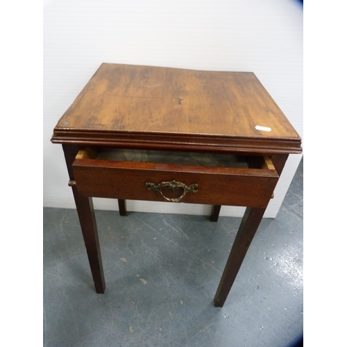 344 - Child's high chair with cane seat, another and a lamp table.  (3)