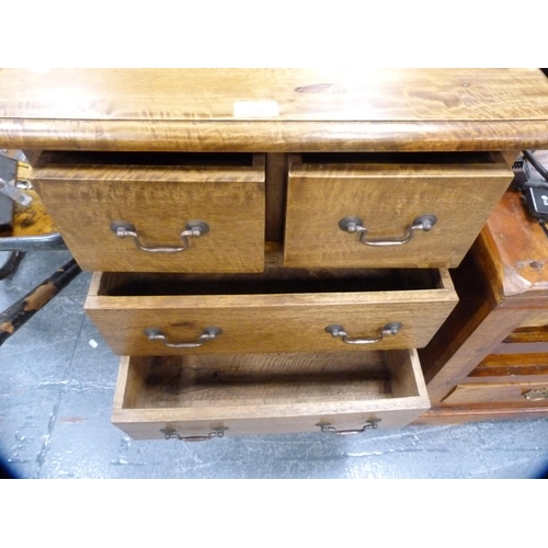 351 - Modern chest of two short and three long drawers.