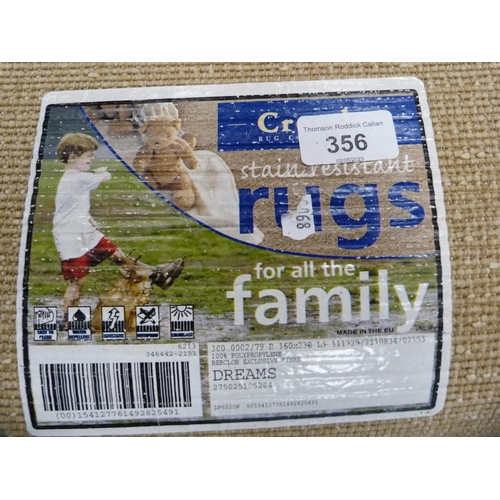 356 - Modern beige Crossley rug.