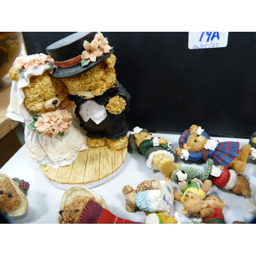 79A - Collection of Treasured Teddies and other figures.