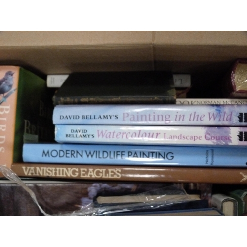 93 - Collection of books including John Gould's Birds of Great Britain, art, architecture, AA Milne, Jane... 