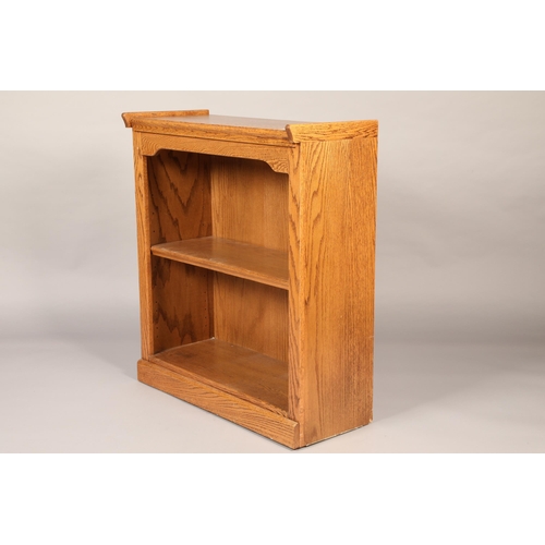 434 - Oak open bookcase