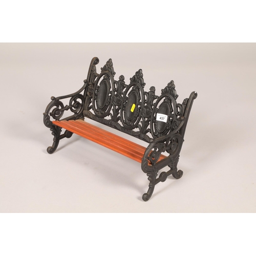 437 - Miniature garden seat