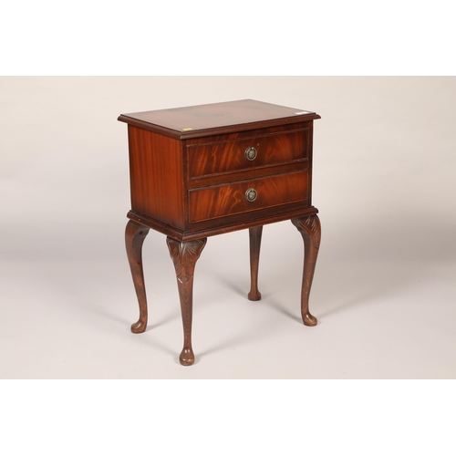 460 - Mahogany sewing work box