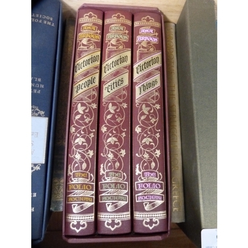 96 - Collection of Folio Society books including Charles Dickens, A History of England, The Kings of Engl... 