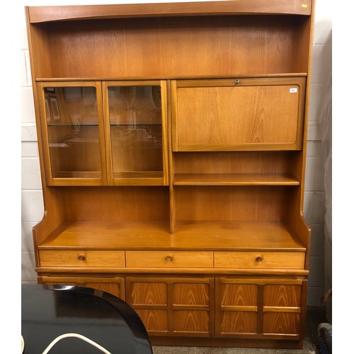 581 - Nathan teak display cabinet 192 x 153 cm