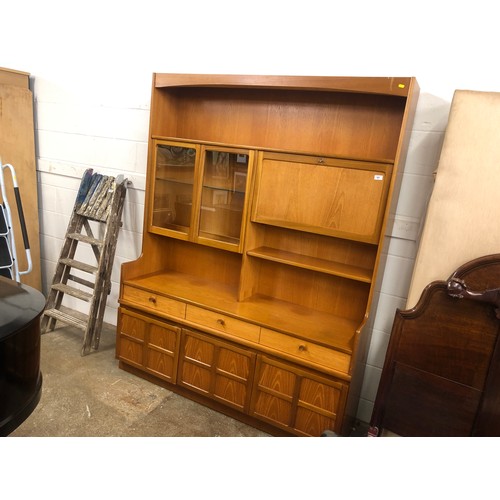 581 - Nathan teak display cabinet 192 x 153 cm