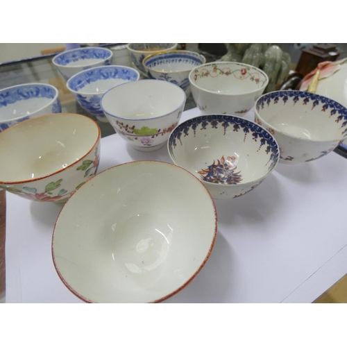 364 - Group of 18th century tea bowls.