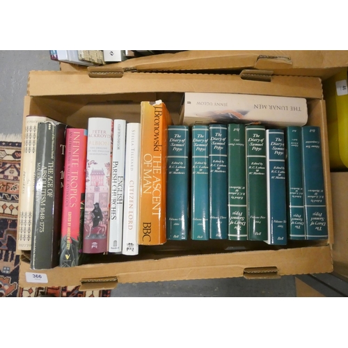 366 - Two boxes of History and Geography related books.