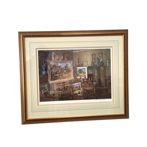 James McIntosh Patrick "The Gallery"  limited edition pencil signed print 42/495. 40cm x 52cm