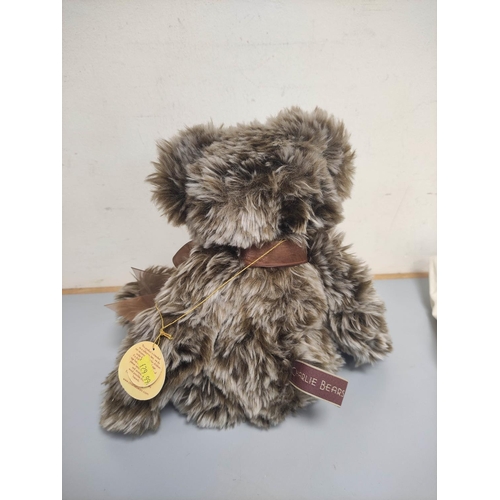 41 - Two Charlie Bears teddies to include Angela CB104705 and Aaron CB193929B all with swing label certif... 