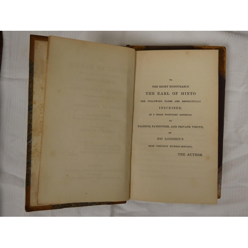 107 - WILSON JAMES.  Annals of Hawick. Eng. frontis & title vignette. Half calf. Edinburgh, 1850; also... 