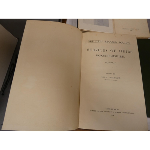 114 - Roxburghshire & the Borders.  10 various vols.