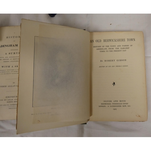 130 - CARR A. A.  A History of Coldingham Priory. Eng. frontis, plates & illus. Rebound qtr.... 