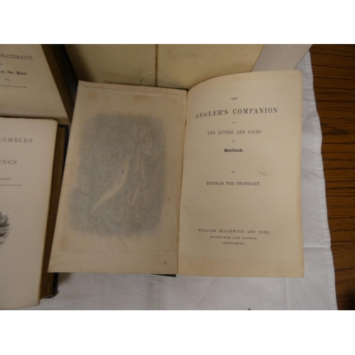 140 - STODDART THOMAS TOD.  The Angler's Companion to the Rivers & Lochs of Scotland. Eng. f... 